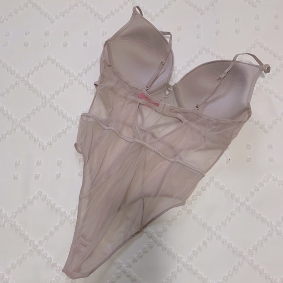 Lasenza lavender crystal cut out body suit - Picture 2 of 3